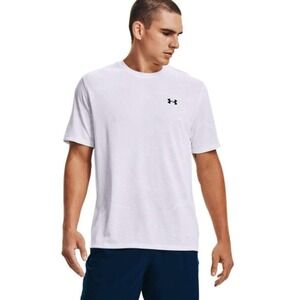 Under Armour NWT Mens XS White Vent Training Athletic T Shirt‎ Black Camo Logo
